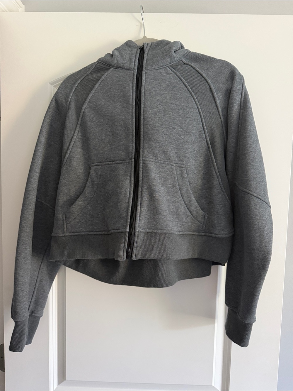 lululemon athletica Dark Gray Hooded Zip Utility Jacket